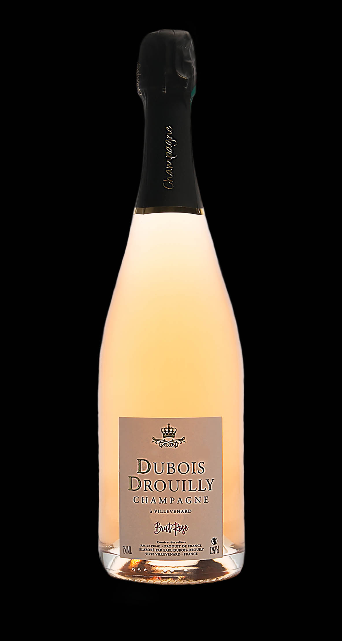 rosÈ fond noir